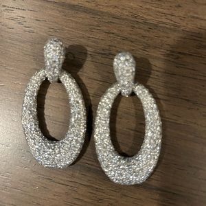 KMO Paris Pave Crystal Earrings